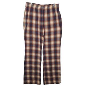Faith Connexion Check Pyjama Pants Flannel Plaid Women's Medium Grunge Casual